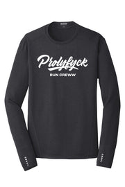 Prolyfyck Logo Men's Long Sleeve Running Crew